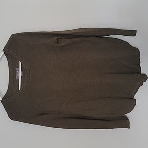 Olive green crewneck sweater